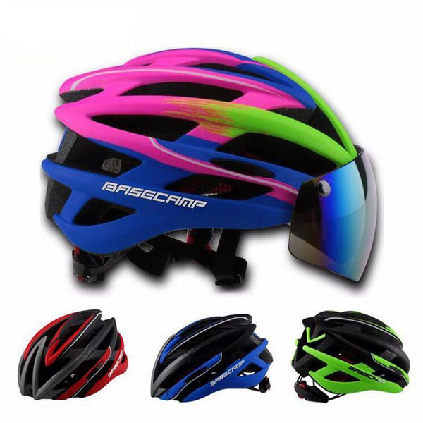 Bicycle Helmet With Glasses