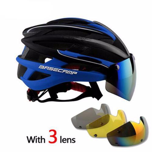 Bicycle Helmet With Glasses