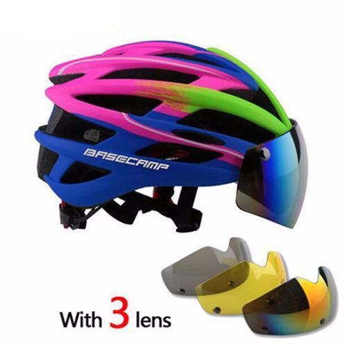Bicycle Helmet With Glasses