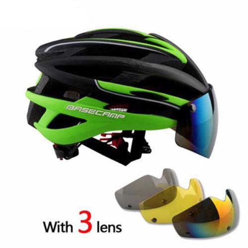 Bicycle Helmet With Glasses